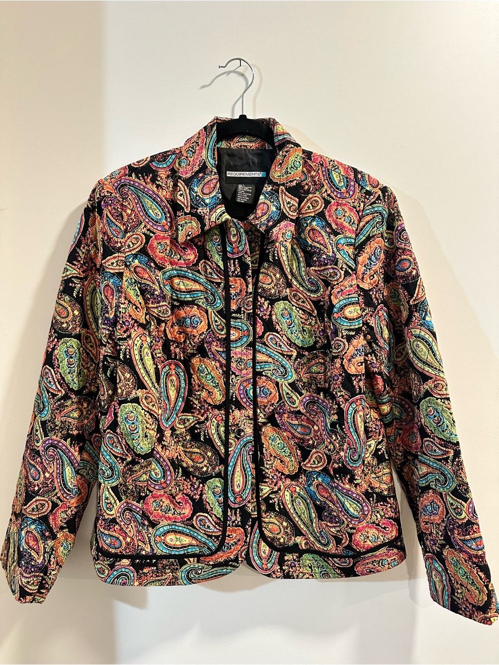 Requirements Colorful Snap Button Up Jacket